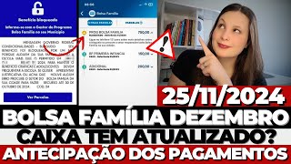 BOLSA FAMÍLIA DEZEMBRO PAGAMENTO ANTECIPADO para TODOS – QUAL SERÁ O VALOR  VALE GÁS  13° [upl. by Uon]