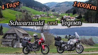 Schwarzwald und Vogesen 4 Tage 2 Länder 1400Km [upl. by Rebmat]