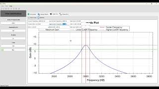 G6Pro Bandpass filter designer for Sallen Key [upl. by Warden]