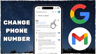 How to Change Gmail or Google Account Phone Number 2024 [upl. by Britt]