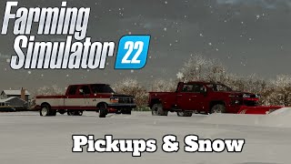 FS22 Mod Spotlight  Pickups amp Snow [upl. by Arateehc]