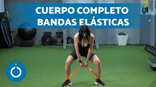 RUTINA con BANDAS ELÁSTICAS para CUERPO COMPLETO 40 Minutos 😜 Entrenamiento con Bandas Elásticas [upl. by Etirugram]