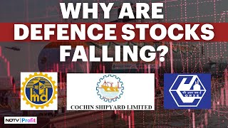 Defence Stocks LIVE News  Why Are Defence Shares Falling In Trade  Mazagon Dock Share LIVE News [upl. by Edelstein]