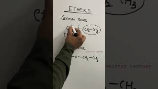 Naming of Ethers  Iupac ethers shorts [upl. by Lulita309]