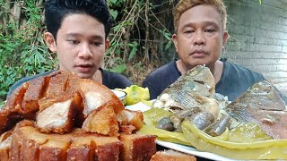 PAKSIW NA TILAPIA  LECHON KAWALI [upl. by Annalla]