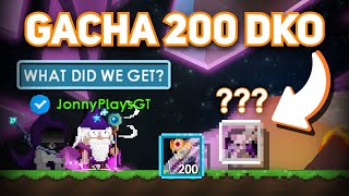 GACHA 200 DKO Mysterious Cultist Growtopia [upl. by Idel]