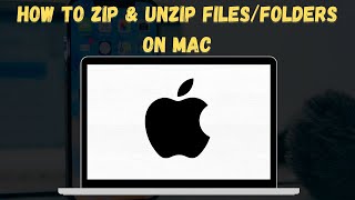 How To Zip amp Unzip FilesFolders On Mac 2024 📂⚡️ Super Easy [upl. by Northington]