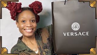 Luxury UNBOXING Versace medusa aevitas platform pumps [upl. by Isolt]