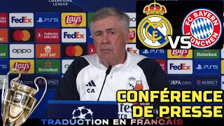 CONFERENCE DE PRESSE FR  Real Madrid vs Bayern Munich  Ancelotti  LIGUE DES CHAMPIONS [upl. by Lambert]