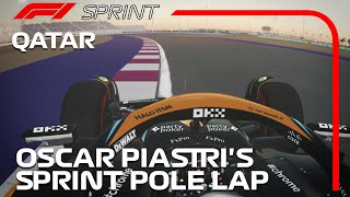 Oscar Piastris Sprint Pole Lap  2023 Qatar Grand Prix  Assetto Corsa [upl. by Geneva792]