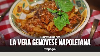 Genovese napoletana ecco la ricetta e come prepararla [upl. by Anaeco]