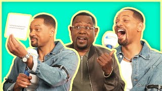 Will Smith amp Martin Lawrence refuse to be defeated by British pronunciation 🤣  Bad Boys interview [upl. by Annair]