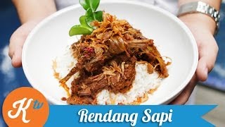 Resep Rendang Sapi Beef Rendang Recipe VideoCaramelized Beef Curry  RAY JANSON [upl. by Eyot302]