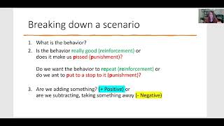 PositiveNegative Reinforcement Punishment Operant ConditioningBreaking Down Practice Questions [upl. by Amlus]