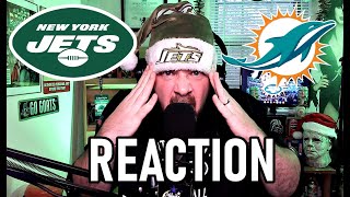 JETS vs DOLPHINS REACTION 121723 Why I HATE the JETS [upl. by Naujal]