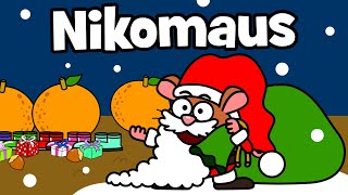 ♪♪ Weihnachtslied für Kinder – Nikomaus  Hurra Kinderlieder  Kinderlied Weihnachten  Tierlied [upl. by Presley]