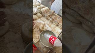 Baking barbari bread with the help of CocaCola in Iranshortsvideobread [upl. by Oiluig228]