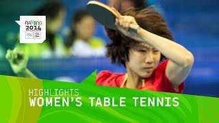 Liu Gaoyang Wins Womens Table Tennis Gold  Highlights  Nanjing 2014 Youth Olympic Games [upl. by Tarr]