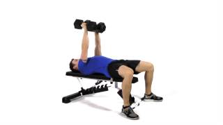 Neutral grip dumbbell bench press [upl. by Yoho]