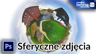 Jak zrobić zdjęcia sferyczne w Photoshop Świat w kuli [upl. by Aurore887]