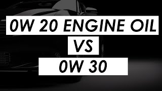 0w20 vs 0w30 engine oil [upl. by Cristina]