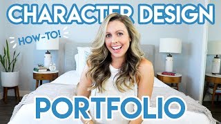 HOW TO MAKE A CHARACTER DESIGN PORTFOLIO [upl. by Tippets]