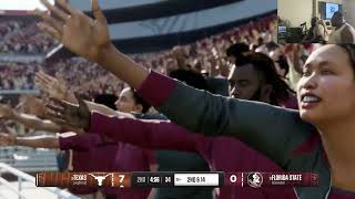 EA College Football 25  CFT 25  Round 4  Texas vs Florida State  The Game of the Round [upl. by Tlok]