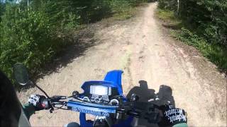 Driving Yamaha DT50 offroad w GoPro HD Hero2 [upl. by Sada703]