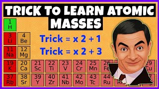 Trick to Learn Atomic Masses of First 30 Elements of the Periodic Table [upl. by Wiersma]