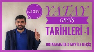 YATAY GEÃ‡Ä°Å TARÄ°HLERÄ° 1 GÃœZ DÃ–NEMÄ° YATAY GEÃ‡Ä°Å TARÄ°HLERÄ° ORTALAMA Ä°LE amp MYP Ä°LE YATAY GEÃ‡Ä°Å [upl. by Reh]