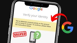 Weve Detected Unusual Activity on the Account You Are Trying to Access Google [upl. by Estrin63]