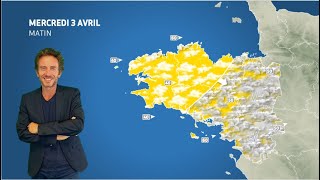 Bulletin météo pour le mercredi 3 avril 2024 [upl. by Ahsirtak]