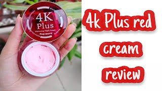 4k plus Goji Berry night cream Review  whitening night cream [upl. by Phelips686]