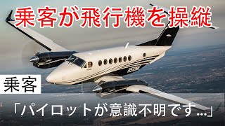 【実際の音声】パイロット意識不明乗客が飛行機を操縦 [upl. by Anaerol]