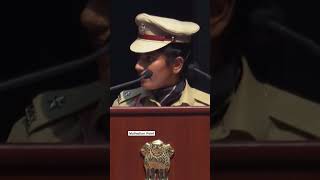 IPS Nisha Yadavs Speech at Rashtrapati Bhavan  IPS Shorts Motivational Video [upl. by Kiele]