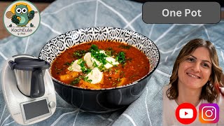 ONE POT  Räubereintopf mit Kartoffeln Hackfleisch und Mozzarella  Alltagsküche Thermomix® TM6 TM5 [upl. by Ttayh]