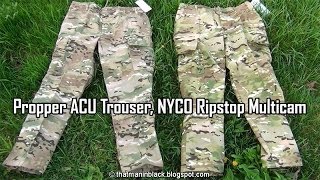 Propper ACU Trouser NYCO Ripstop Multicam Pants [upl. by Ellinehc]