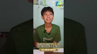 CHRISTIAN  HEALTHY LIFESTYLE  PRE INTERMEDIATE CLASS  SPOKEN TEST SEM 1  ACC ENGLISH BONTANG [upl. by Ervine789]