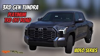 Platinum with TRD offroad pkg Trim Walk  TUNDRA 3RD GEN  2024 [upl. by Atig]