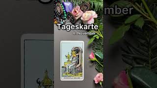 Tarot TAGESKARTE 4 November 2024 [upl. by Neeruan708]