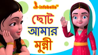 Baby Doll Song  Bengali Rhymes for Children  Infobells [upl. by Ahgiel]