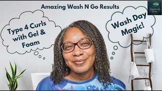 Type 4 Wash Day Routine Aloe Vera Gel amp Foam for Defined Curls [upl. by Littlejohn241]