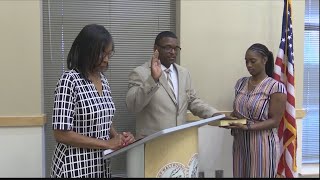 New police chief sworn in in walthourville [upl. by Alakcim996]