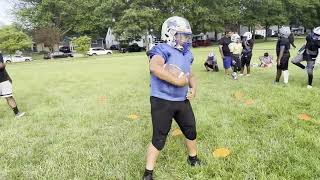 FIRST DAY OF PADS 2024 HITTING DRILL🔥🔥🔥 10u Downriver Cobras Elite [upl. by Novek]