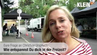 Fans fragen ChrisTine Urspruch  Freizeit [upl. by Anawed]