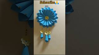 Beautiful Wall Hanging Craft  Paper Craft For Home Decor Easy Paper Flower Wall Hanging [upl. by Geddes226]