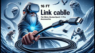 YRXVW Link Cable 16 FT for Meta Oculus Quest 3 ➡️ 🔗 META Oculus Quest 3 Link Cable Review 🔥🕹️ [upl. by Silverstein]