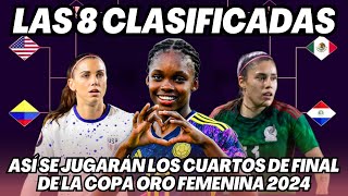 COPA ORO FEMENINA 2024 ASÍ SE JUGARÁN LOS CUARTOS DE FINAL [upl. by Bainbridge]