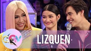 LizQuen officially confirms their relationship in Kuryentanong challenge  GGV [upl. by Paugh]