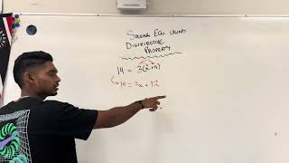 The Distributive Property Solving Equations [upl. by Heisser104]